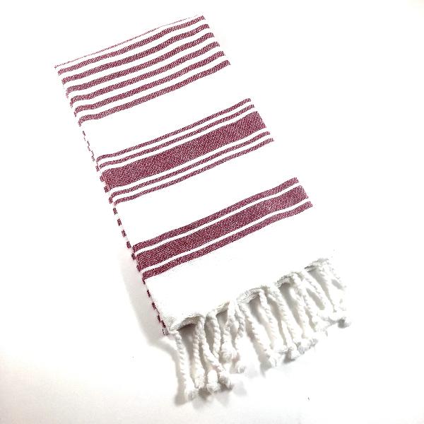 Multi Stripe Fringe Towel