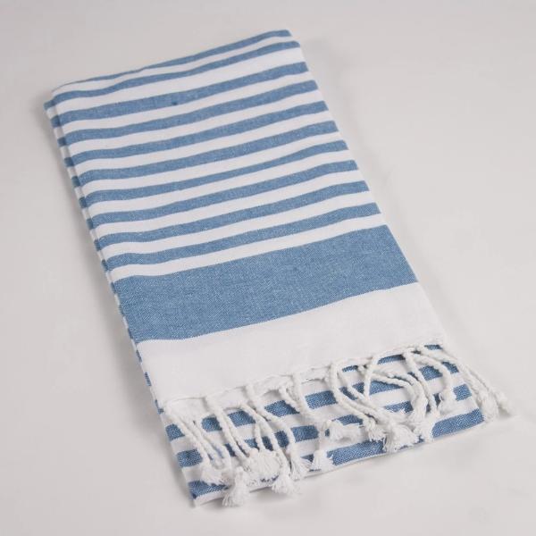 Pinstripe Fringe Hand Towel