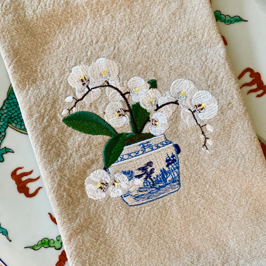Orchid Cotton Kitchen Towel